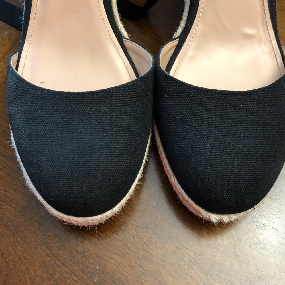 Espadrilles Wedge Sandals Platform - Picture 3 of 8